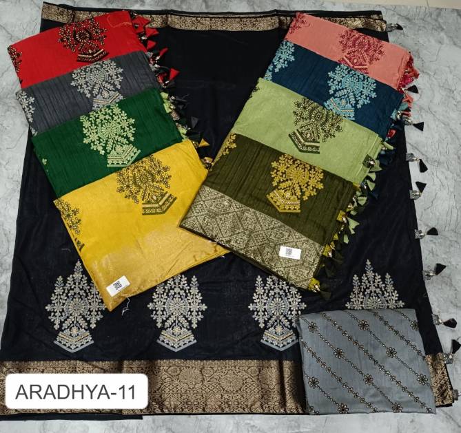 Aradhya 11 By Kalpatru Silk Designer Sarees Wholesale Market In Surat 